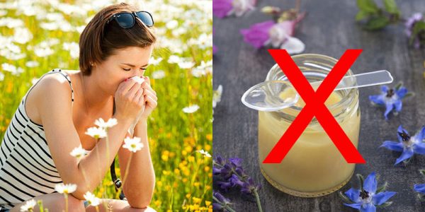 Những người bị dị ứng phấn hoa không dùng sữa ong chúa