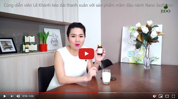 Nữ diễn viên Lê Khánh chia sẻ về mầm đậu nành Flagold