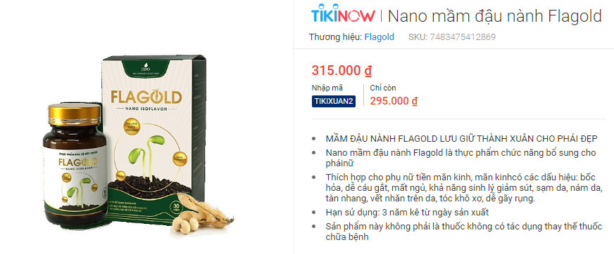 Nano mầm đậu nành FlaGold giá bao nhiêu