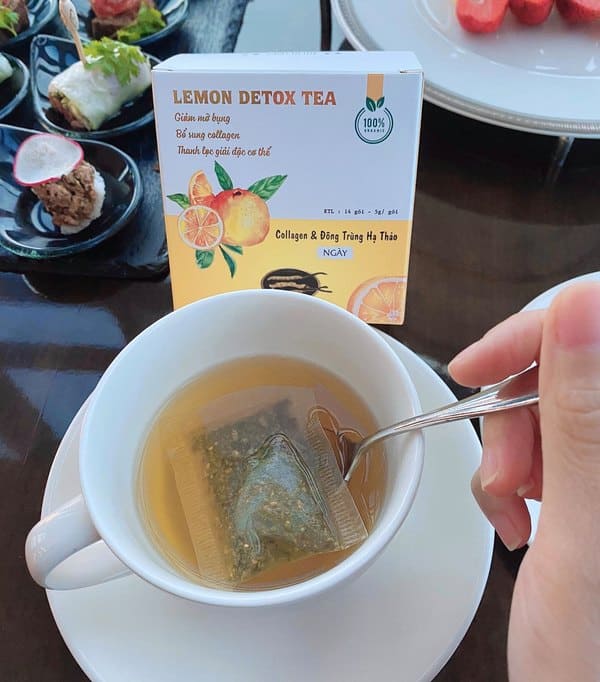 Pha trà giảm cân Lemon Detox Tea đúng cách như thế nào?